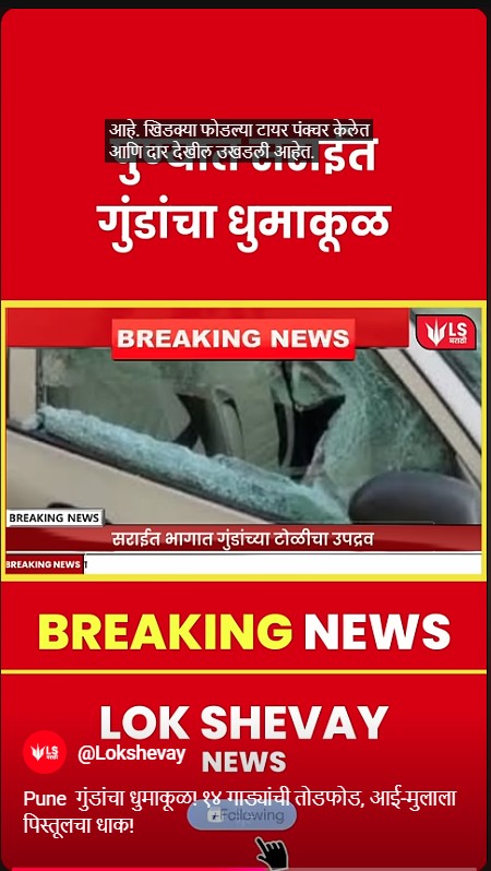 pune goons vandalize