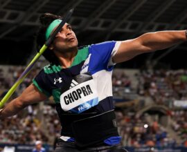 Neeraj Chopra javelin throw