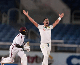 West Indies all out 27