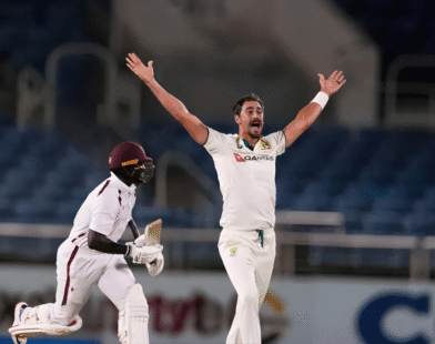 West Indies all out 27