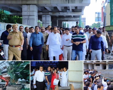 Ajit Pawar Bulldozer Action