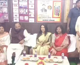 Amruta Fadnavis Chandrapur visit