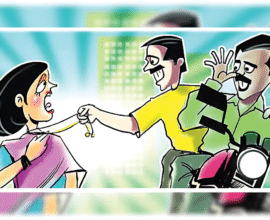 Chain snatching in Kalyan