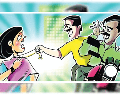 Chain snatching in Kalyan