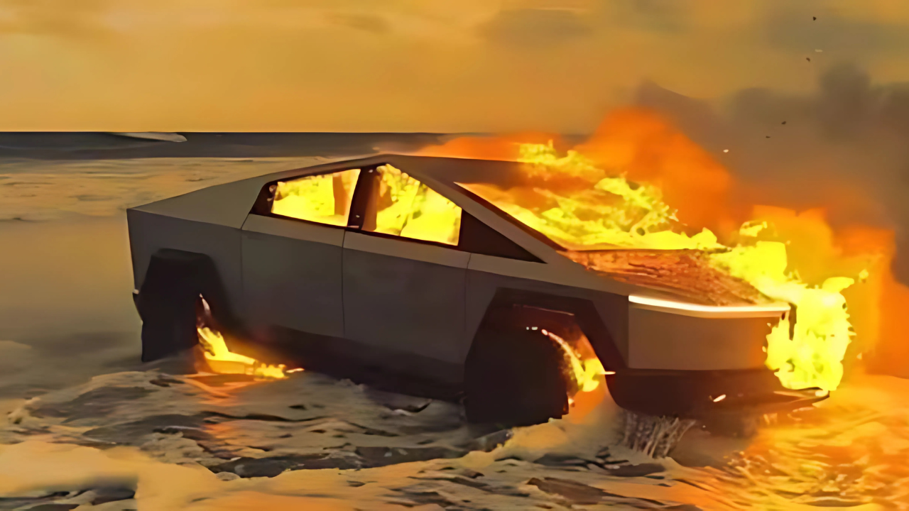 Cybertruck accident Texas