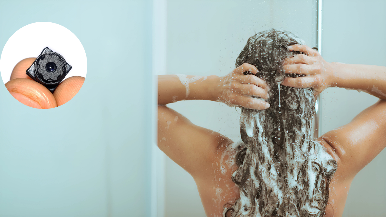 Pune Class One Officer hidden camera in bathroom