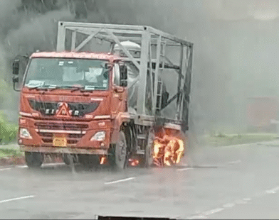 Rajapur chemical truck accident