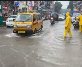 Thane Belapur road flood