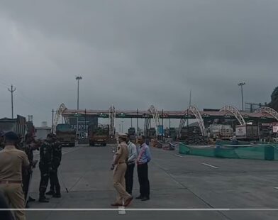 Talegaon toll naka protest