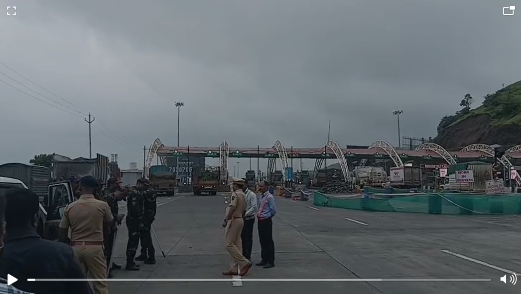 Talegaon toll naka protest