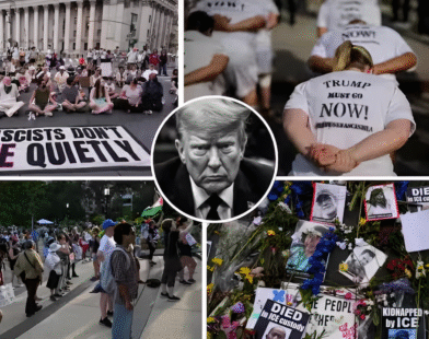 Trump protests 1600 cities USA