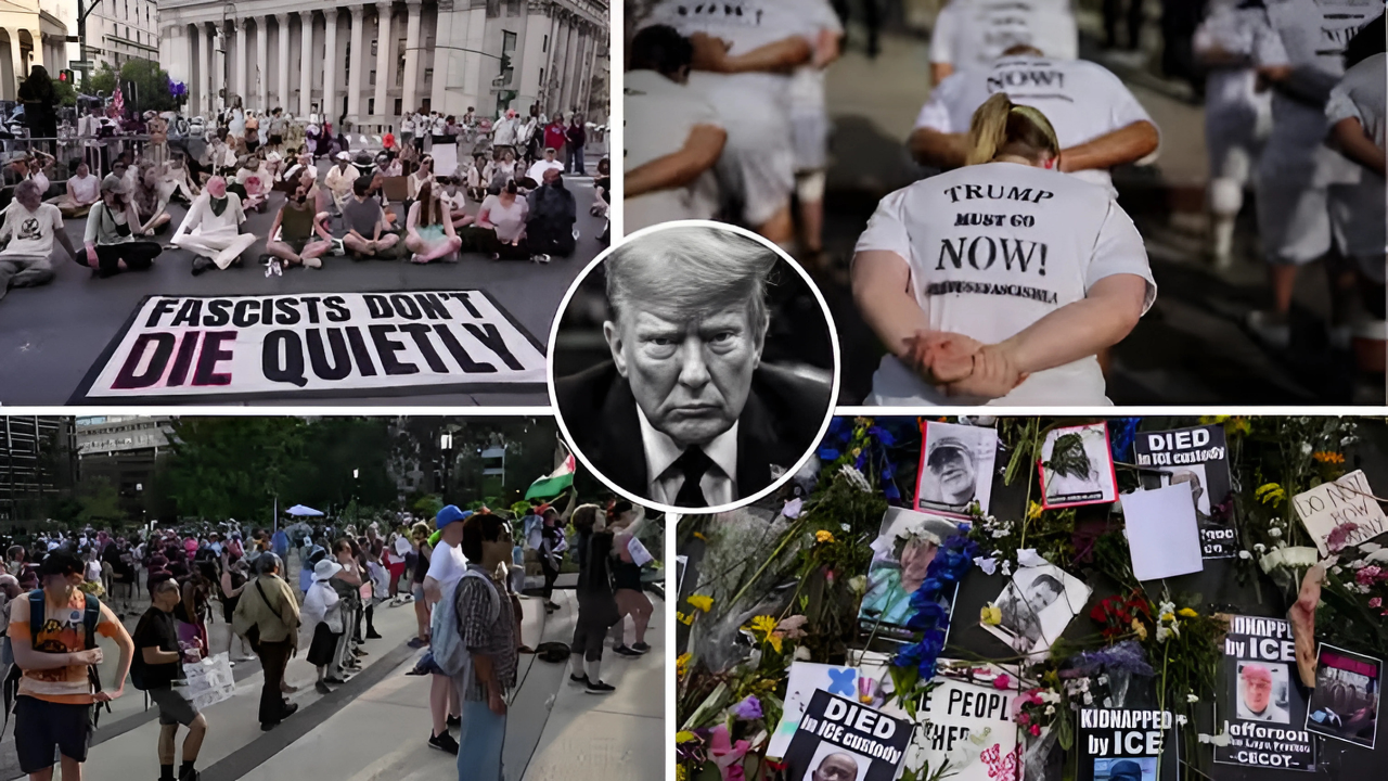 Trump protests 1600 cities USA