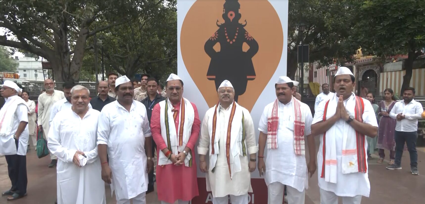 symbolic-pandharpur-vari-in-delhi-dnyaneshwar-tukaram-2025