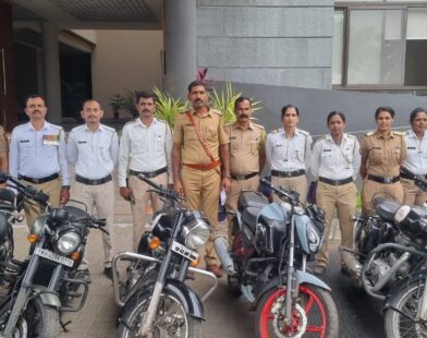 Baramati traffic police campaign