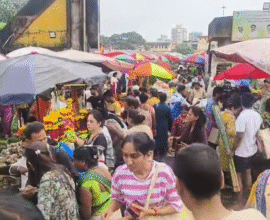 Flower Prices Rise Before Ganesh Chaturthi