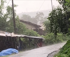 Heavy rainfall near Chandoli Varana dam