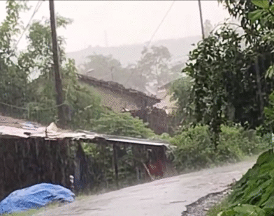 Heavy rainfall near Chandoli Varana dam