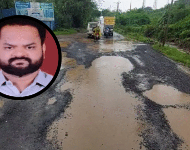 Kalyan road pothole accident death