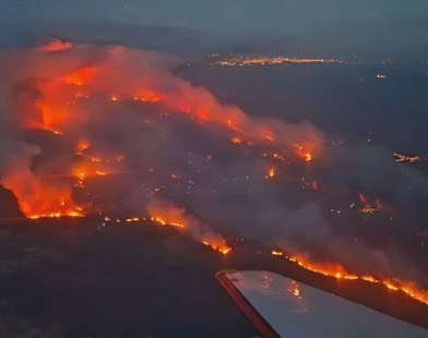 Massive fire in France 2025