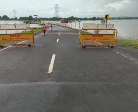 Podsa bridge submerged Maharashtra Telangana
