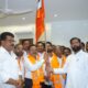 Rajendra Jhavere joins Shinde Shivsena