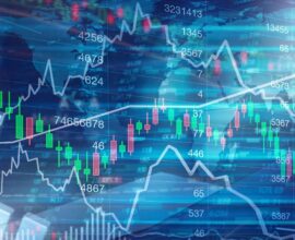 Stock market graph showing Sensex falling below 84,600 during opening session
