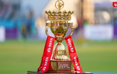 Women’s Premier League 2026 trophy displayed before the auction