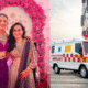 Ambulance carrying Smriti Mandhana and the patient