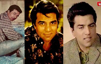 Dharmendra in a stylish and classic fashion look, showcasing his timeless style and charming screen presence