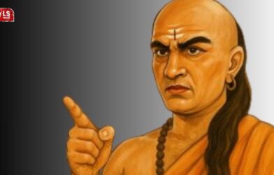 Illustration of Acharya Chanakya pointing his finger, representing Chanakya Niti success advice