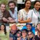 Dharmendra pictured with Hema Malini, Sunny Deol, Bobby Deol, Ahana Deol, and Esha Deol together in a family photo collage