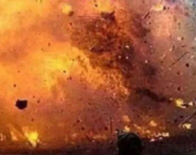 Smoke and destruction after a boiler explosion at a glue factory in Pakistan that killed at least 15 people