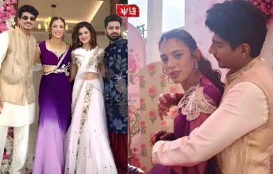 Smriti Mandhana standing with her husband and Palash Muchhal, representing the latest health-related update