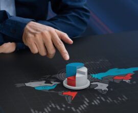 Stock market chart showing Nifty opening above 26,200 and Sensex trading with gains