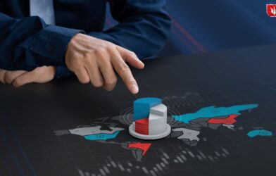 Stock market chart showing Nifty opening above 26,200 and Sensex trading with gains