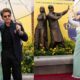 Shah Rukh Khan unveils DDLJ bronze statue and shares photos on social media