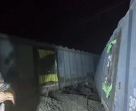 goods train accident