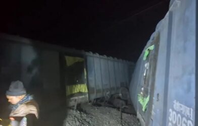 goods train accident