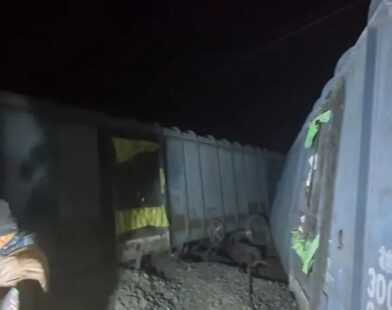 goods train accident