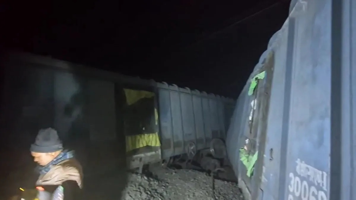 goods train accident