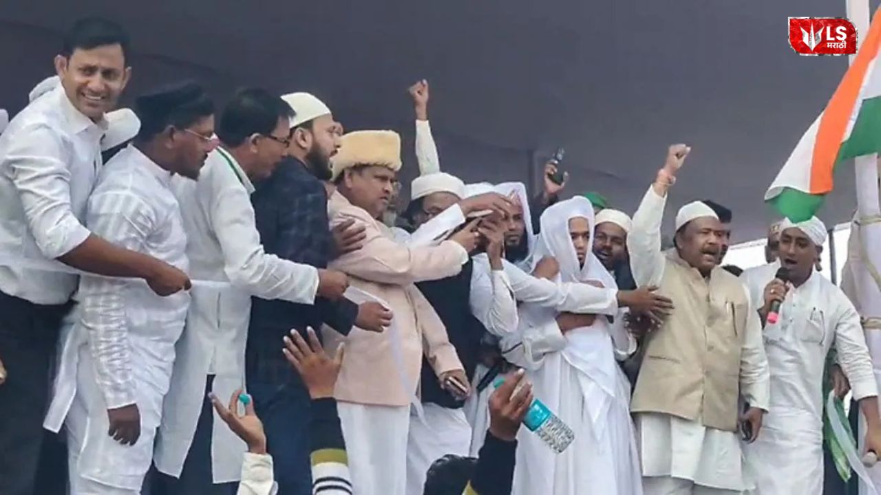 Suspended TMC MLA Humayun Kabir addressing the media amid controversy over his claim about laying the foundation of the Babri Masjid in Bengal