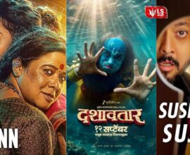 Collage of top Marathi movies that became box office hits in 2025