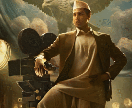 First poster of the V Shantaram biopic showcasing the legendary filmmaker’s life and cinematic journey