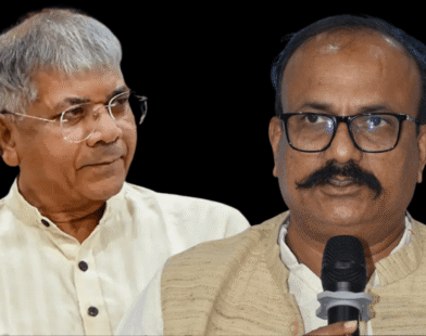 Prakash Ambedkar and Harshvardhan Ambedkar