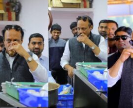Deputy Chief Minister Ajit Pawar inspecting development projects during his Baramati visit
