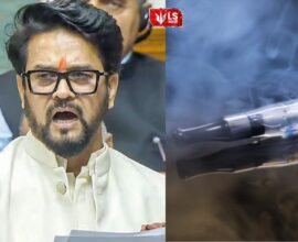 Anurag Thakur speaking in Parliament amid uproar over e-cigarette allegation