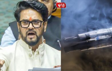 Anurag Thakur speaking in Parliament amid uproar over e-cigarette allegation