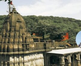 View of Bhimashankar Jyotirlinga temple as it remains closed for devotees from January 9
