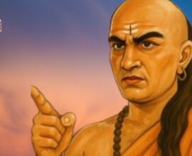 Chanakya Neeti success tips with illustration of Acharya Chanakya giving life lessons