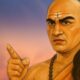 Chanakya Neeti success tips with illustration of Acharya Chanakya giving life lessons